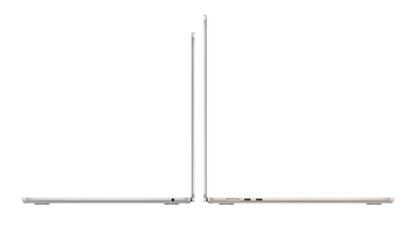 Apple MacBook Air 2 up side screen