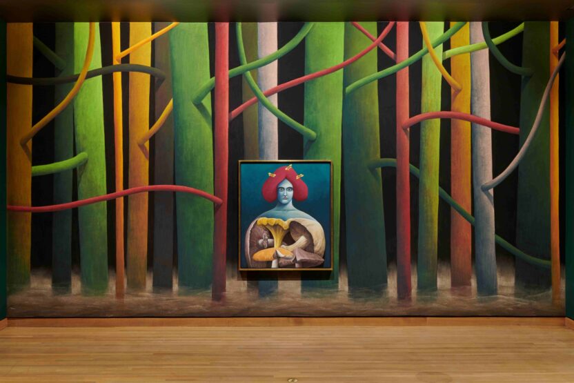 Install image Nicolas Party Lheure mauve at Montreal Museum of Fine Arts 2022