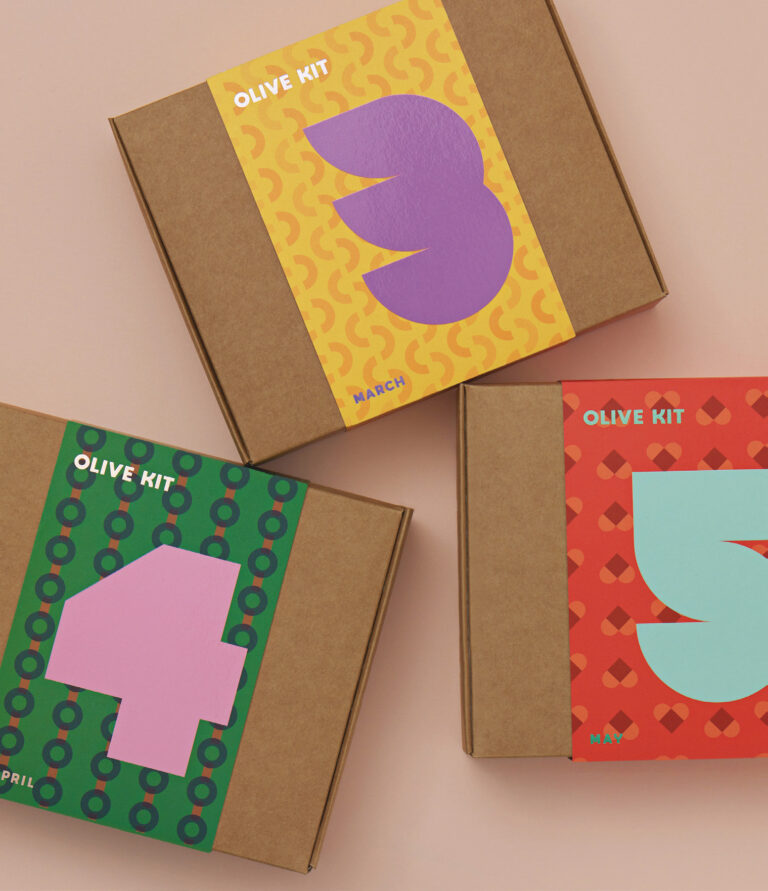 올리브영 올리브 키트 패키지 디자인 