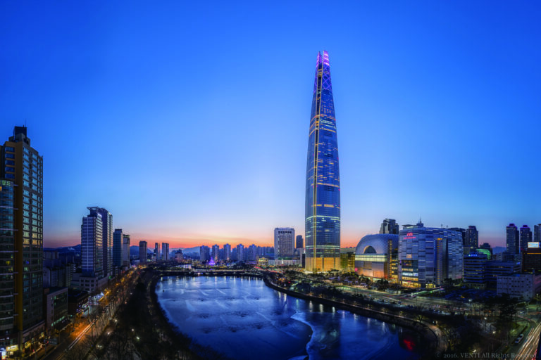 롯데월드타워 경관 조명 설계 