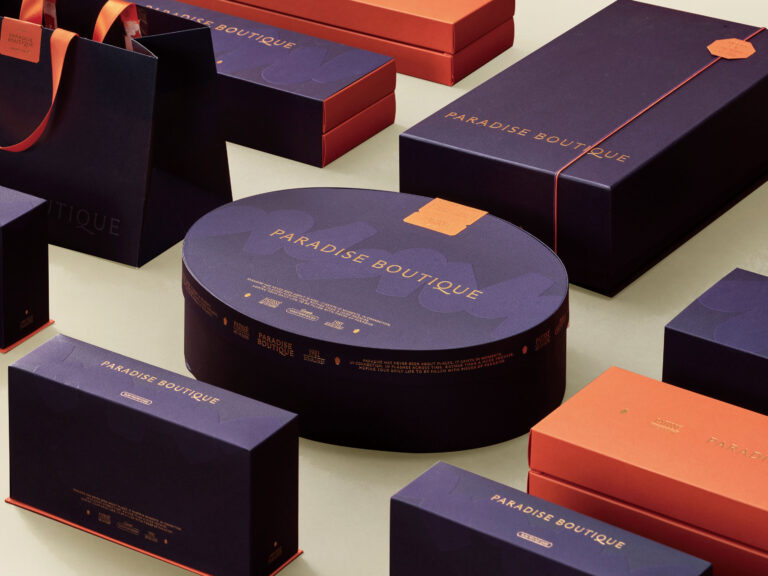 파라다이스 부티크 BI · 패키지 디자인 