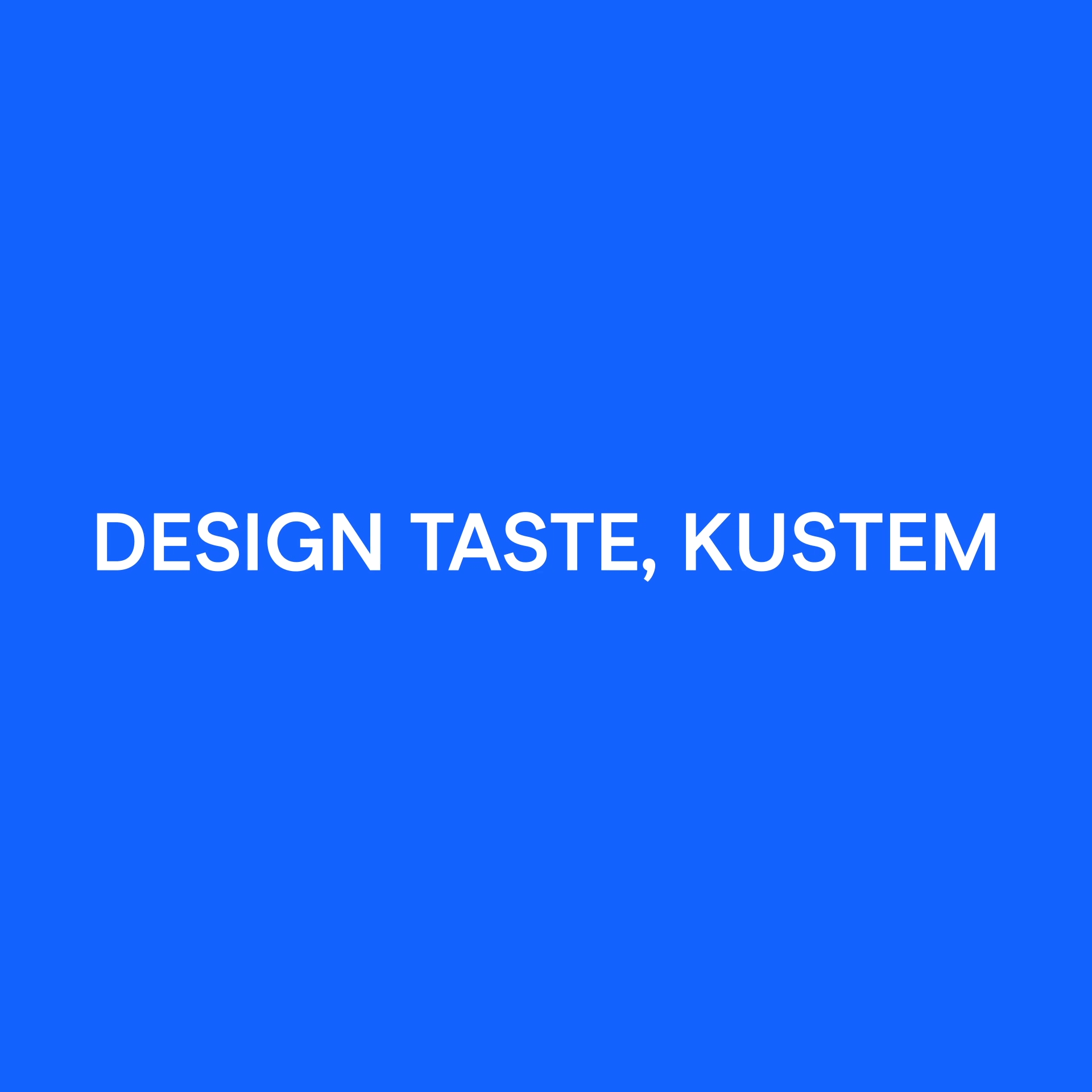 테크테리어 브랜드 커스템(kustem)의 BI 리뉴얼 3 02 Logotype