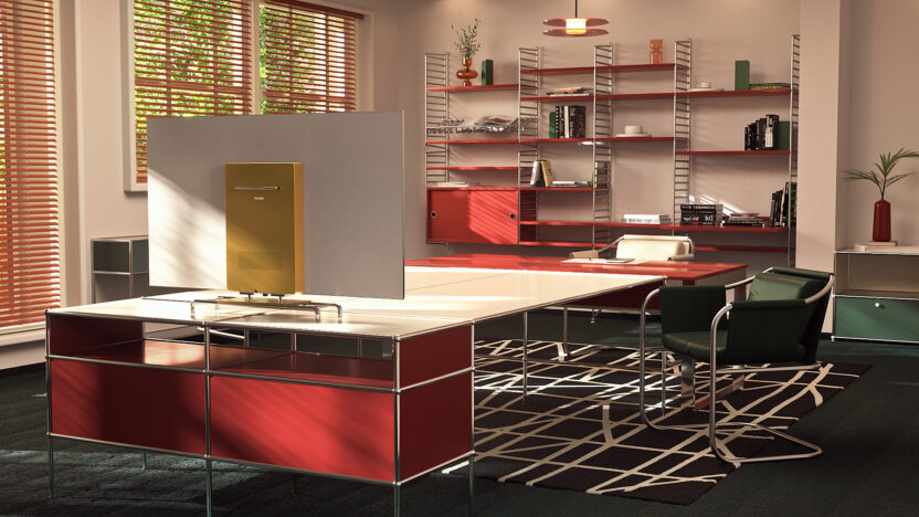 테크테리어 브랜드 커스템(kustem)의 BI 리뉴얼 5 05 2 3D Artwork