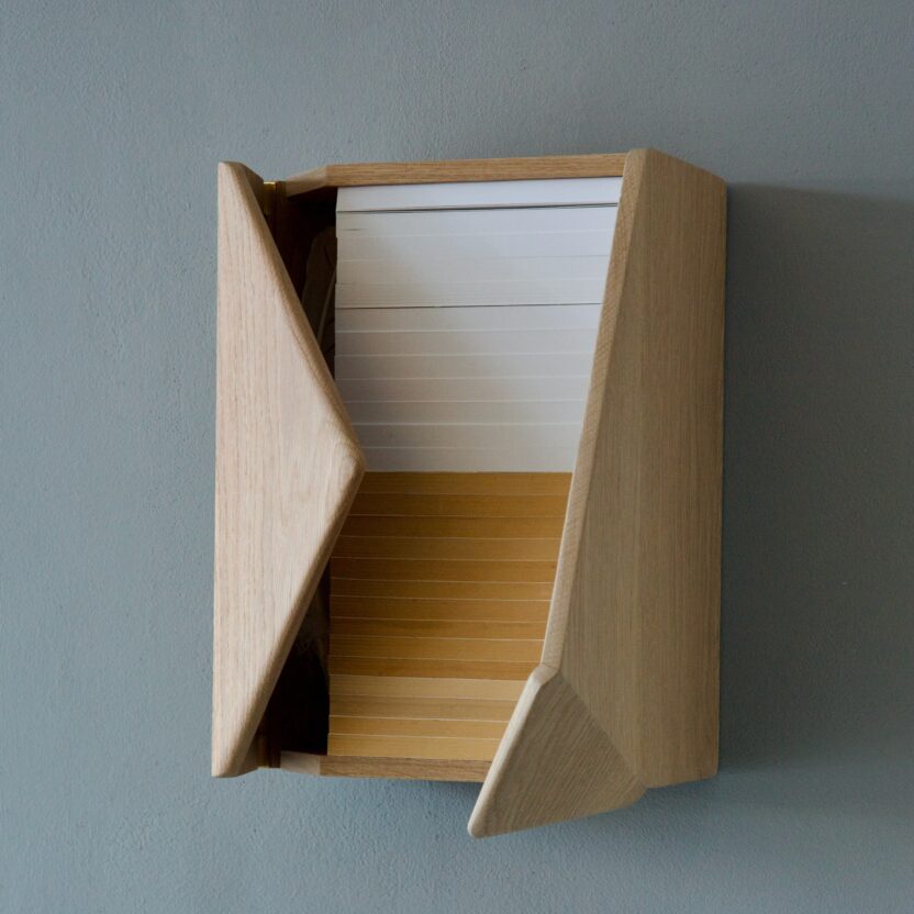 Hanni Koroma Protecting Wing Wooden cabinets small 2024