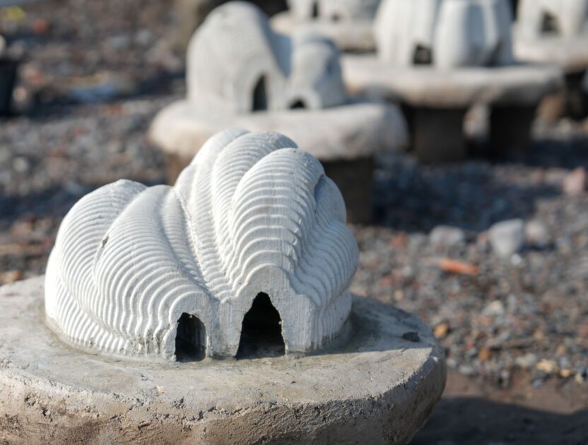 Copy of Wave Memorial Reef before underwater placement