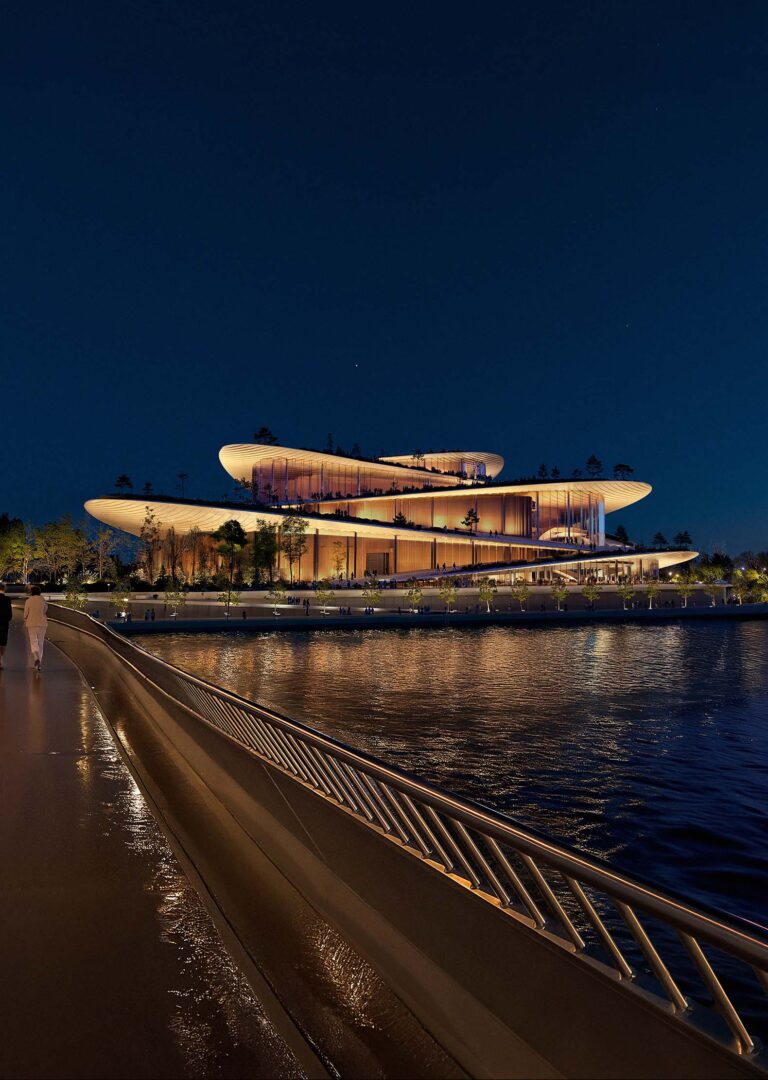 물결처럼 펼쳐지는 함부르크의 새로운 오페라 하우스