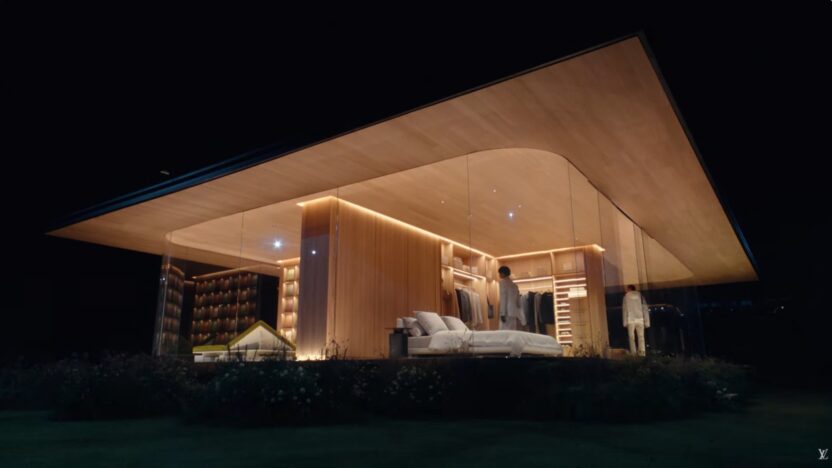 퍼렐 윌리엄스가 디자인한 루이 비통 남성복 쇼의 공간 7 07 3