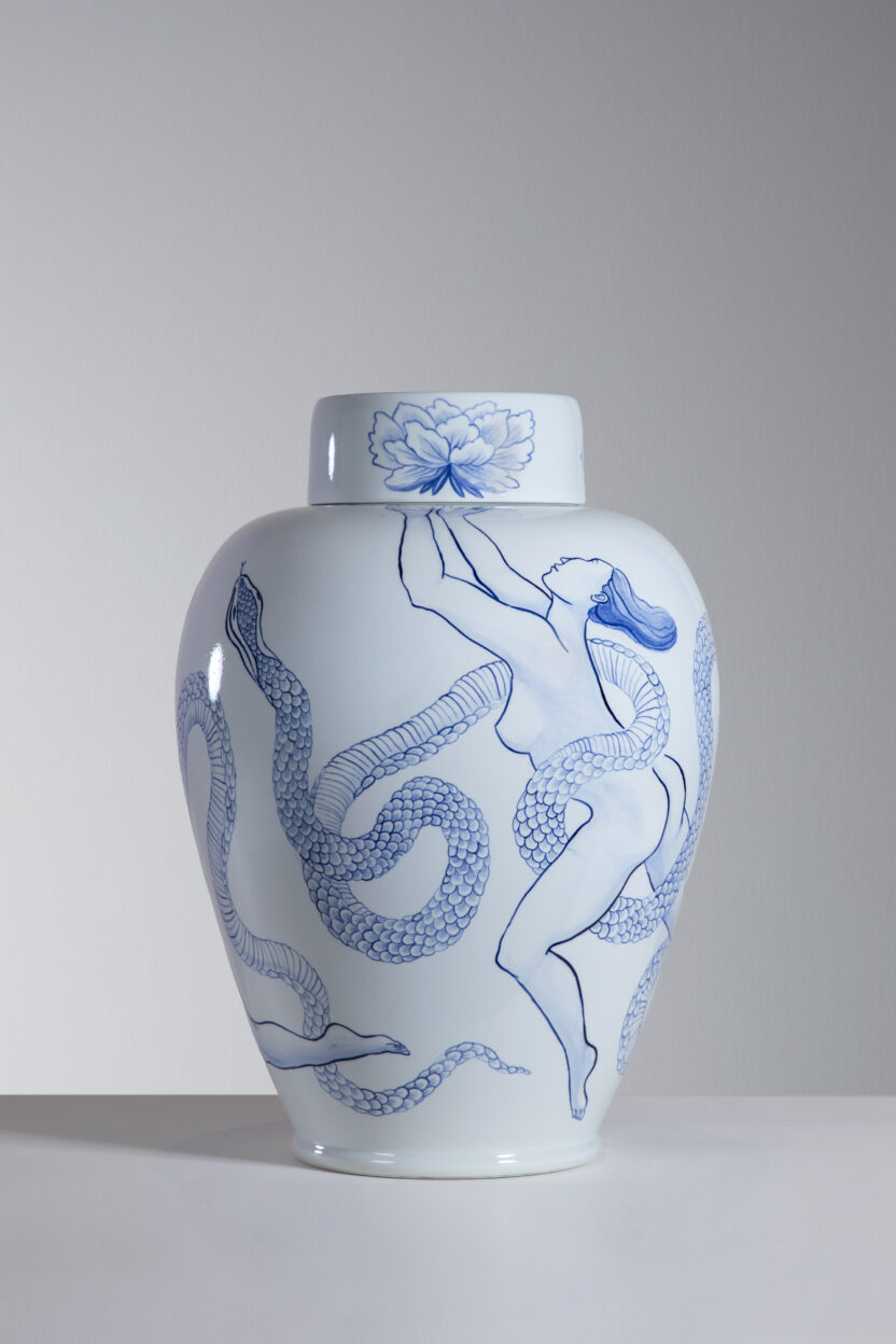 벽돌에서 타일로, 도시의 그래픽이 델프트 블루를 만날 때 7 7 6